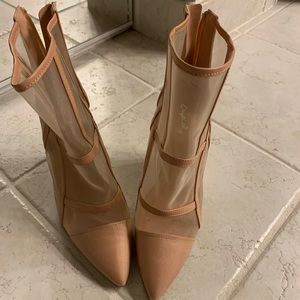 Qupid Nude Booties